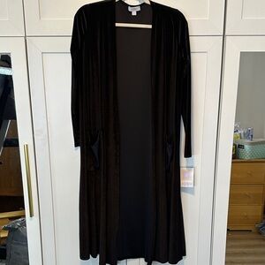 LuLaRoe Elegant Black Long Cardigan